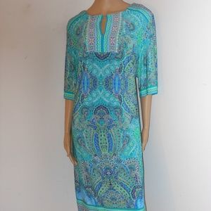 STUDIO 1 MULTI-COLOR DRESS SIZE 1X